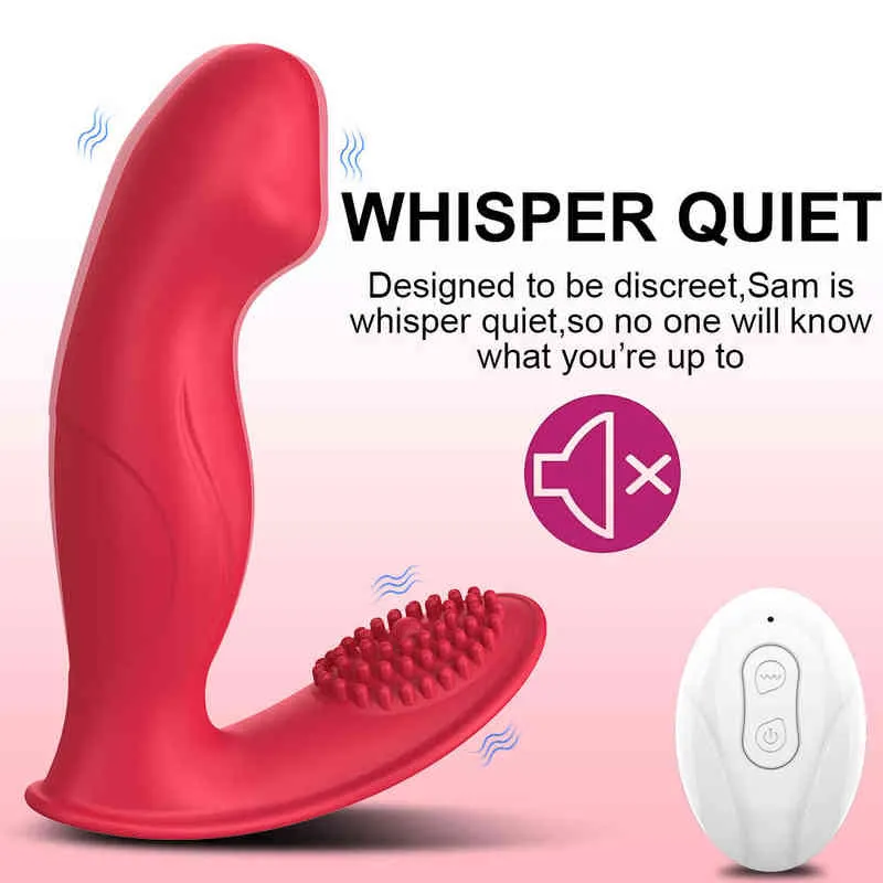 Dildo APP & Wireless Remote Vibrator Wiggling Wearable Bluetooth Vibrating Panties Finger Sex Toys for Women Clitoris Stimulator 0216