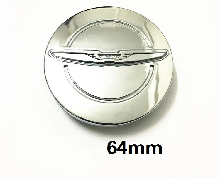 64mm For Chrysler 300C Wheel Center Caps Hub Car Rims Badge Logo Emblem Dustproof Covers8133385