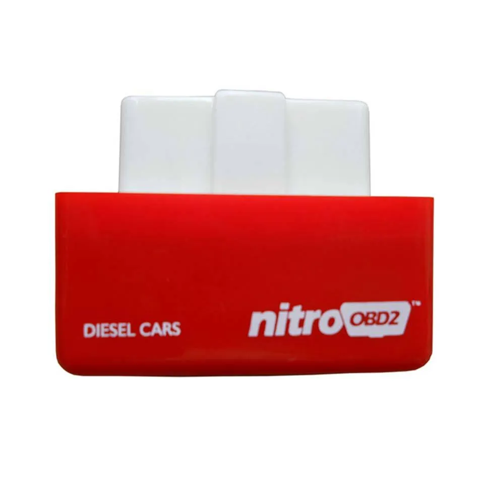 より多くのPowerTorque Nitro OBD2 OBDプラグとドライブNitroobd2スキャンツールを持つディーゼル車のためのNitroobd2パフォーマンスチップチューニングボックス