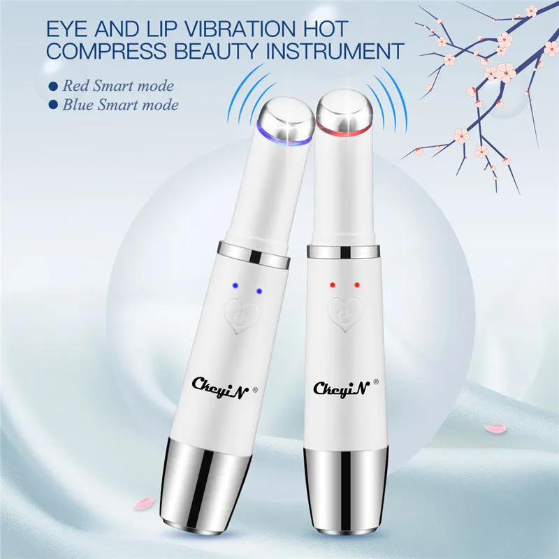 Heizung Therapie Ionen Vibration Augenmassagegerät Hautstraffung Augenringe Entferner Falten Anti-Aging Beauty Lifing Augenpflegegerät