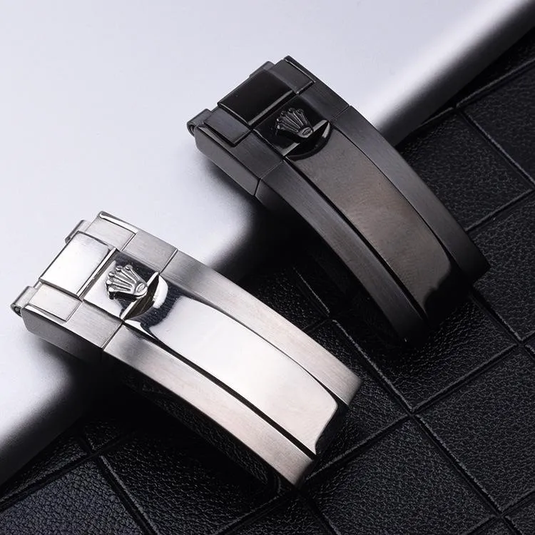 Watch Bands Accessories Band Metal Buckle For Green Water Ghost Yacht 16 18 9mm Men Stainless Steel Clasp247Q