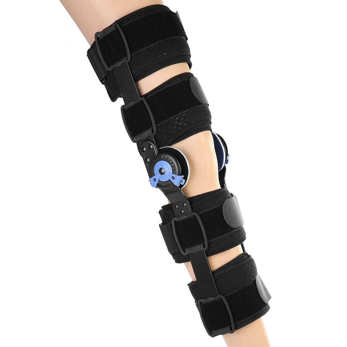 Ginocchiera sportiva ortopedica regolabile 0-120 gradi fascia gamba incernierata ginocchiere protettore Powerleg ortesi ossea cura del legamento Q0913