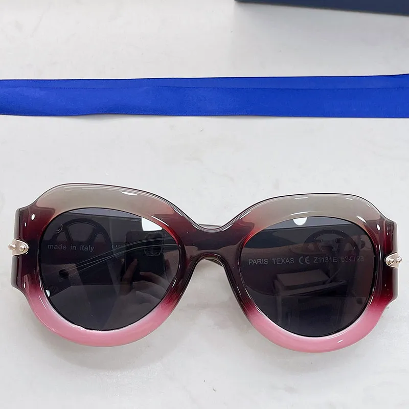 Occhiali da sole Z1132E montatura spessa color sfumato occhiali da sole tartarugati da uomo o da donna occhiali di marca di tendenza beach party vacanze design188Z