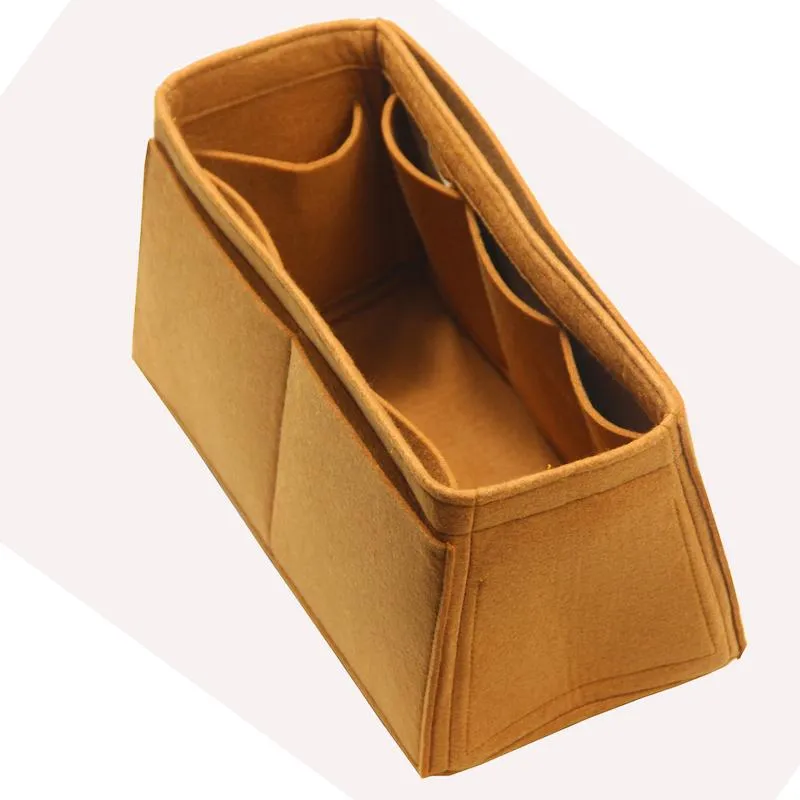 For 25 Bir 30 k s 35 40 handmade 3MM Felt Insert Bags Organizer Makeup Handbag Organize Portable Cosmetic base shape266a