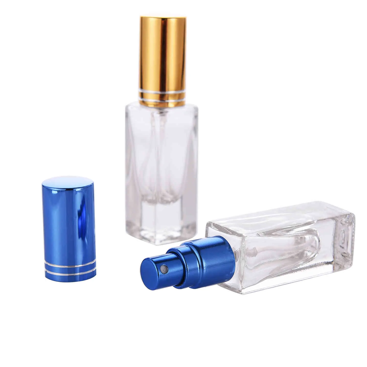 Nbyaic 5ml portable travel sample bottling 10ml long small glass bottle perfume spray bottle empty bottle multi-color