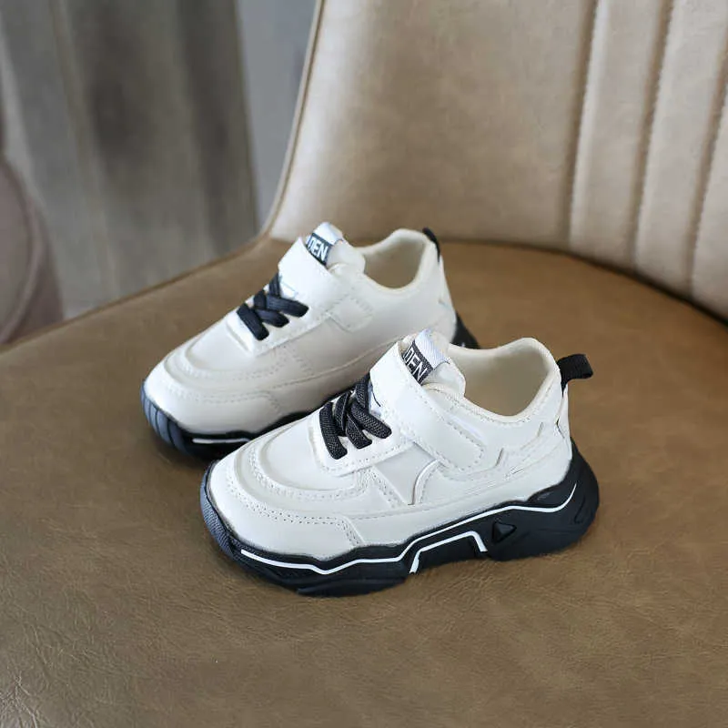 Taille 21-30 Automne Chaussures Mode Enfants Chaussures de Course Bébé Garçon Baskets pour Enfant Fille Baskets Plus Coton Hiver Bottes Chaudes G1025