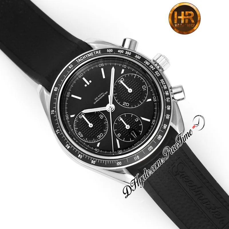 HRF Racing Cal 3330 A3330 CRONOGROLO AUTOMÁTICO Mensor Matrete Negro Textura Dial Negro Rubber Edición 326 32 40 50 01 001 Pureti214E