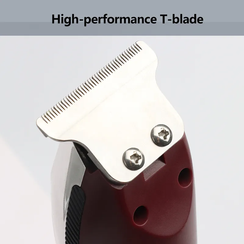 Tondeuse à cheveux tondeuse professionnel hommes électrique barbe machine de découpe Pivot bord décrit détail trimère 220312