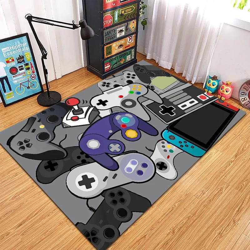 Teppiche 2021 Cartoon Tapete Gamer Bereich Teppiche Anti-Slip Waschbar Für Wohnzimmer Studie Schlafzimmer Kind Spielen Boden Mat279i