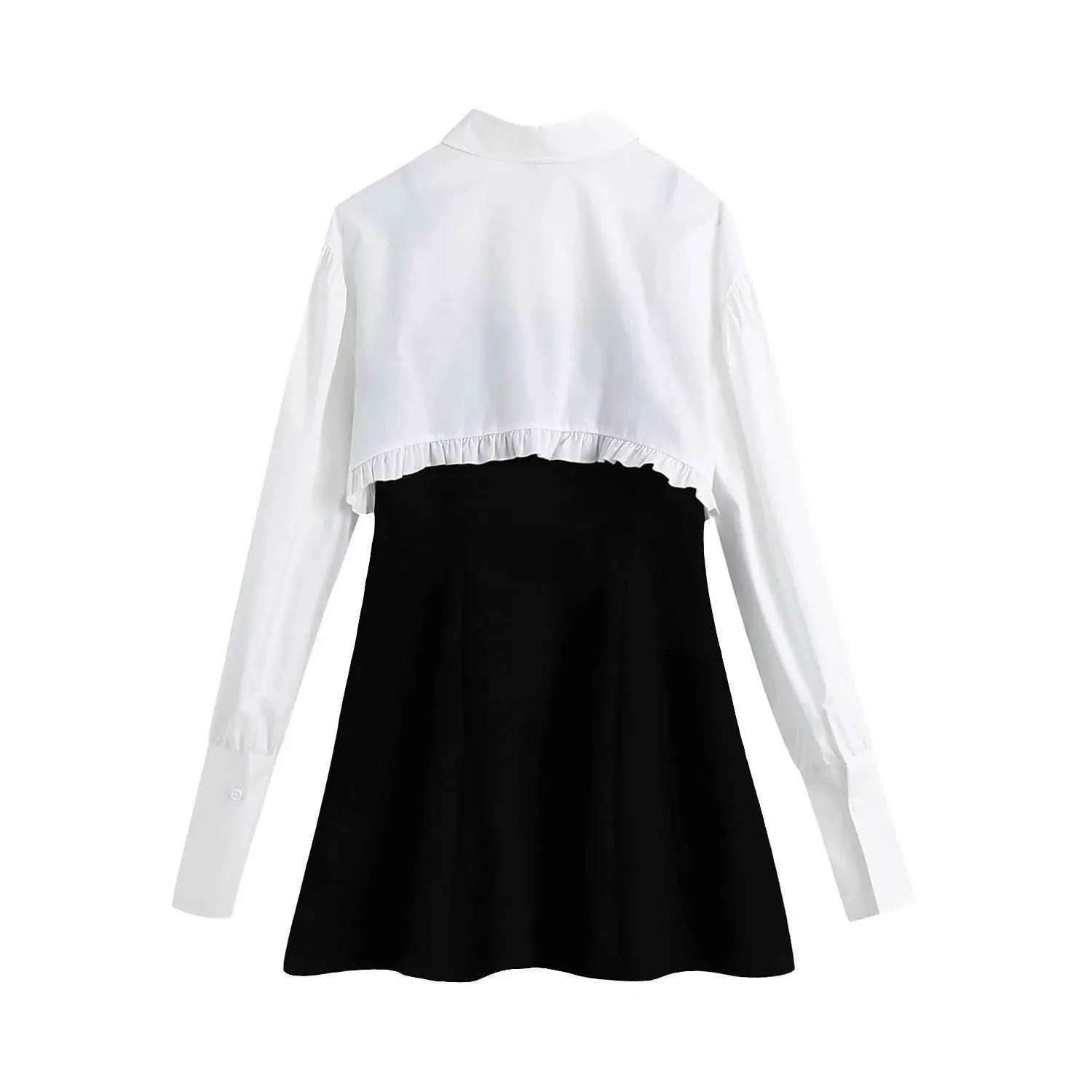 Women ShirtDress set Short Mini Dress Elegant Vintage Chic Lady Fashion Woman Dresses 210709