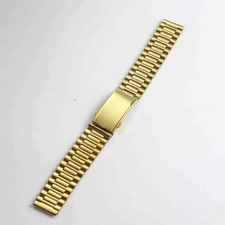 Piezas de acero inoxidable de 18mm, correa de banda, pulseras de Metal plateado, accesorios de reloj para RADO293u