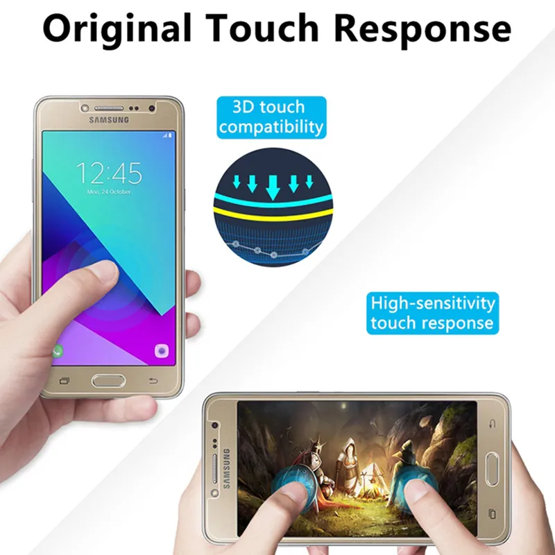 1/2 шт! Закаленное стекло 9H HD HD Защитное стекло на Samsung S7 S6 S5 S4 мини-экран защиты для Galaxy S3 Neo S2