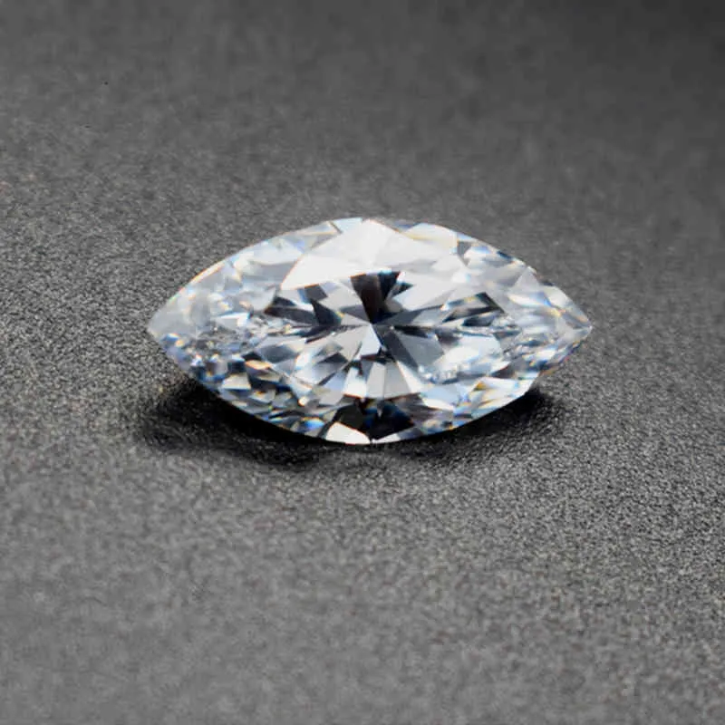 Pierres précieuses en vrac diamant 0.2ct à 3ct D couleur VVS1 marquise coupe pierre testeur Moissanite avec certificat Gra gemmes