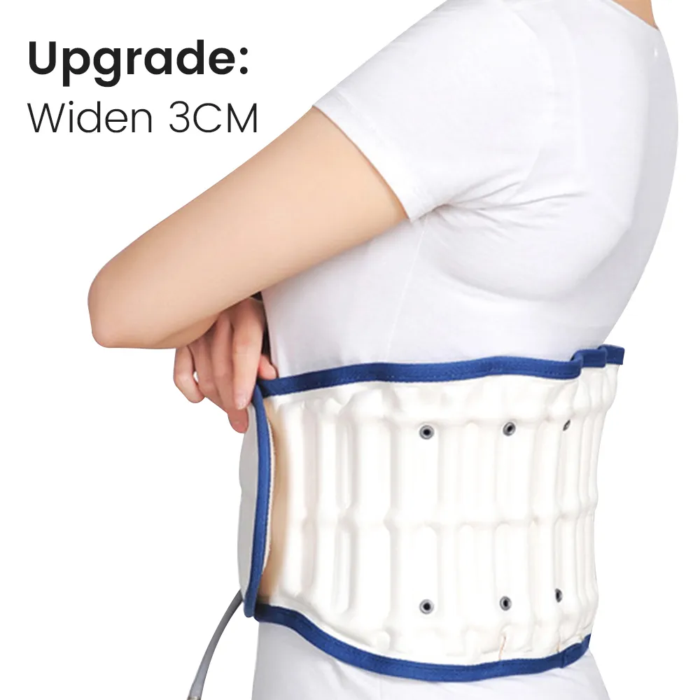 Spinal lumbar Support Back Relief BeltWaist Air Traction Brace Belt Backach Pain Release Massager Unisex Physio Decompression 210317
