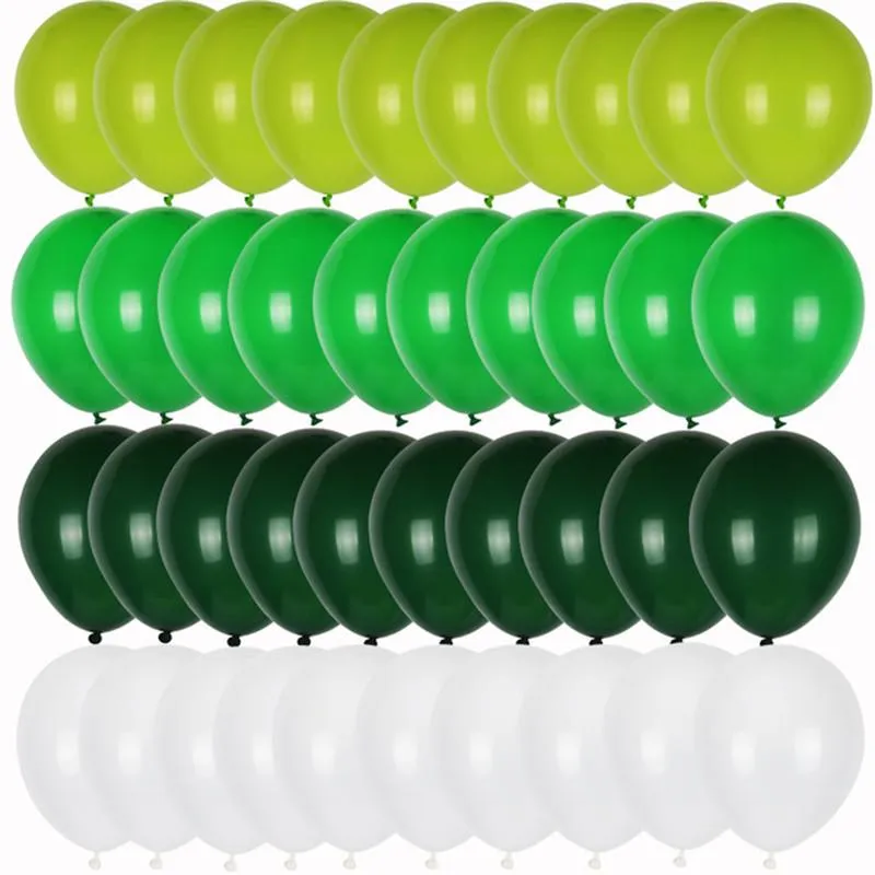 Partydekoration grüne Luftballons