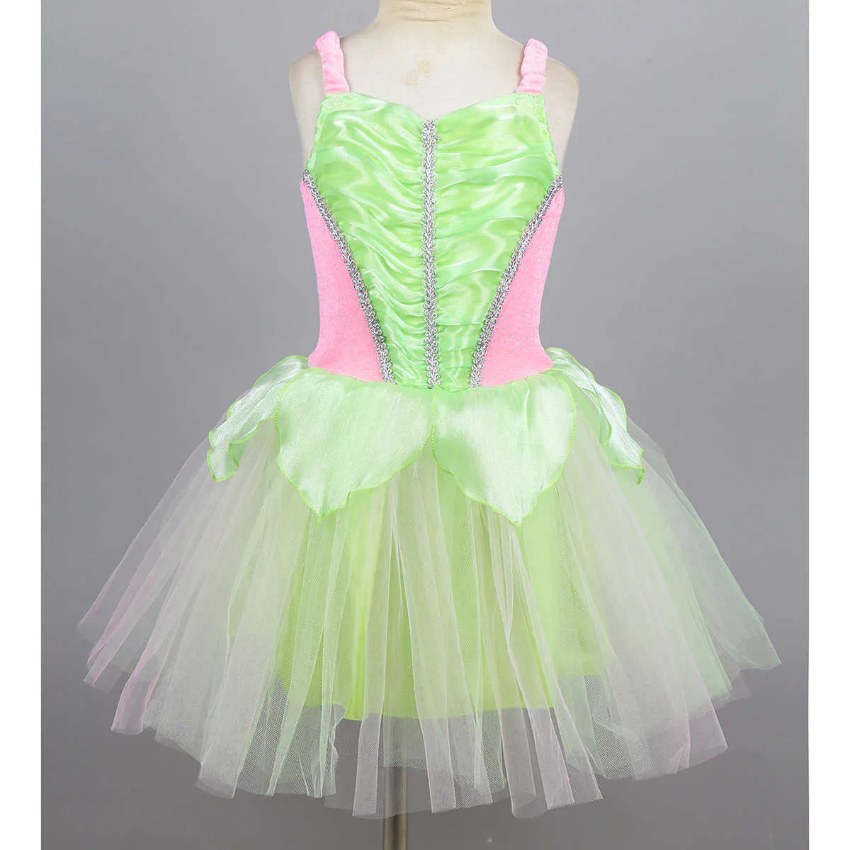 Tiaobug dla dzieci dziewczęta księżniczka bajka kostium bez rękawów sukienka z siatką błyszczące skrzydła Zestaw dzieci Halloween Cosplay Party G09253493353