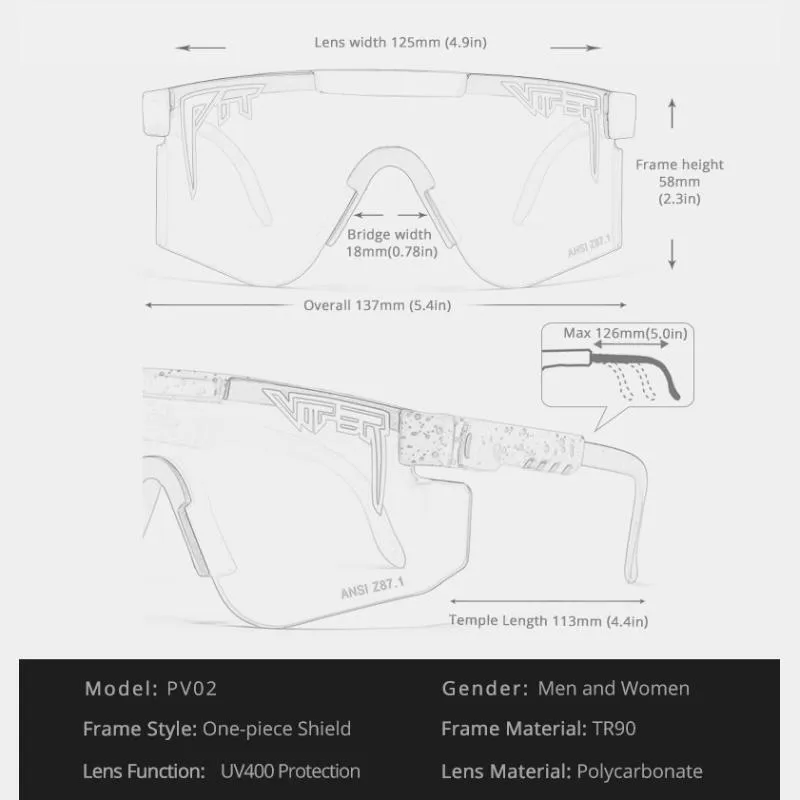 Óculos de sol originais para homens mulheres legal oversized esportes tons qualidade ansi z87 1 uv400 lente óculos de sol com box313a