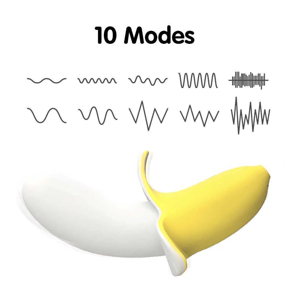 Banana-shaped Clitoral Vibrator G-spot Vaginal Stimulator Soft Silicone Dildo Female Masturbator Cute Adult Sex Toy for Womanp0804