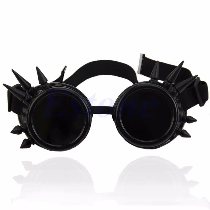 Vintage vitoriano gótico cosplay steampunk óculos de soldagem punk q1fa231q