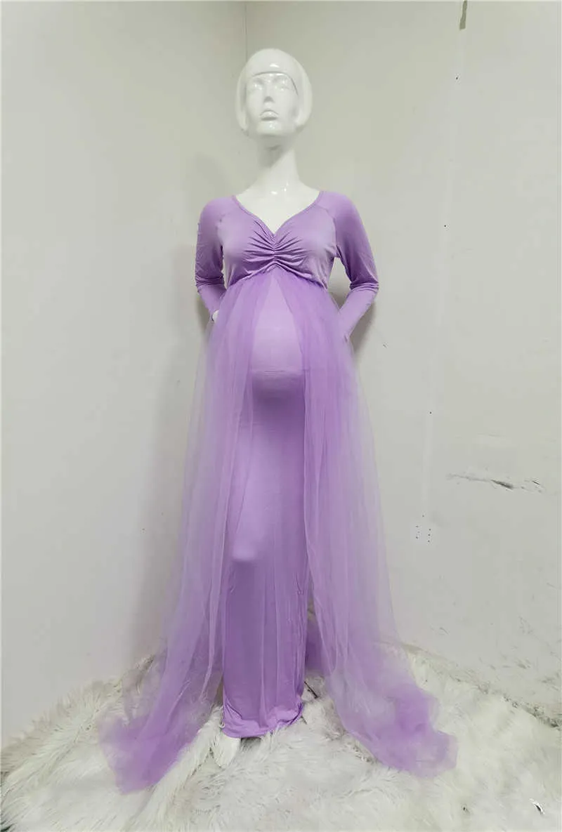 Vestidos De Maternidade Rosa Adereços De Fotografia Sem Ombros Gravidez Vestido Longo Para Mulheres Grávidas Vestido Maxi Chás De Bebê Sessão De Fotos Q0713