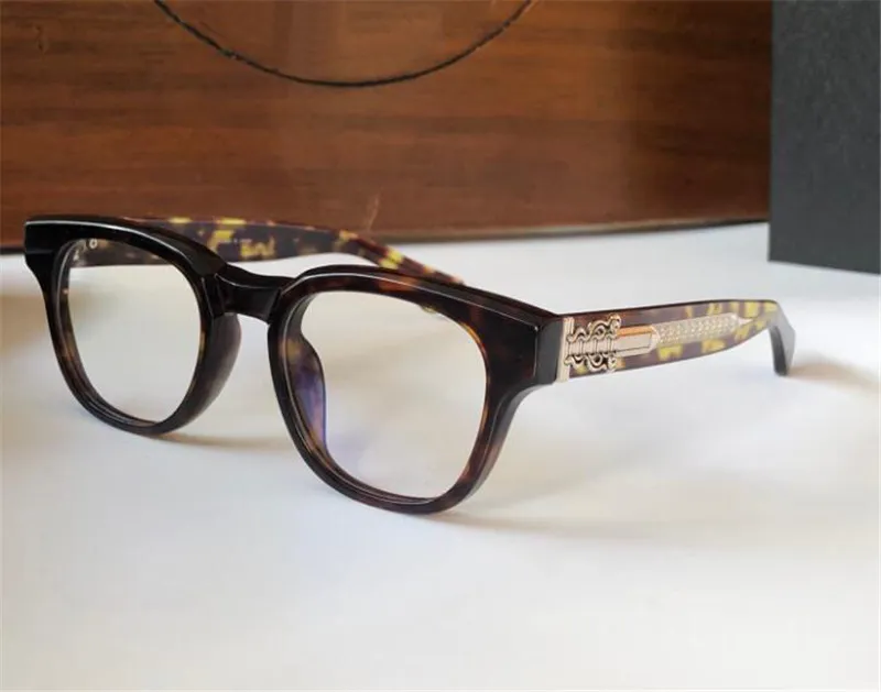 Ny modedesign Optisk glasögon Cuntvolut Classic Square Plate -ram med delikat svärddekoration Enkel och mångsidig stil 240Q