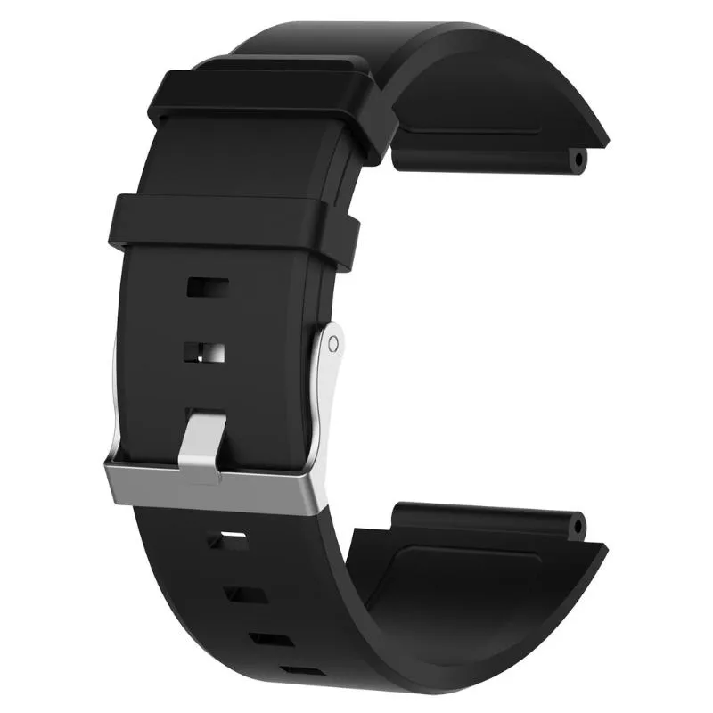 Titta på Bands Eieuuk Justerbar ersättning Soft Silicone Band Sport Accessory Wristband för Sony Universal Smartwatch 2 SW2279N