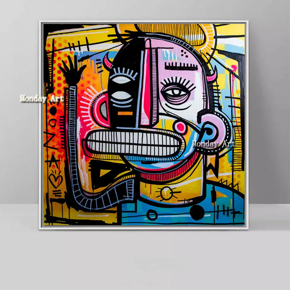 HH Graffiti-Street-Art-Joachim-Abstract-Colorful-Painting-Canvas-Print-Wall-Art-Picture-Home-Decorative-Living-Room (4)