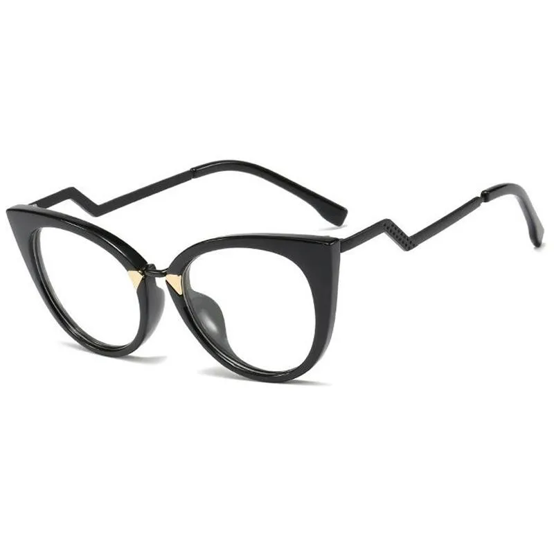 Zonnebrillen vintage transparante bril vrouwen kat oogblauw licht filter computer frame verbeteren comfort presbyopia lees 273r