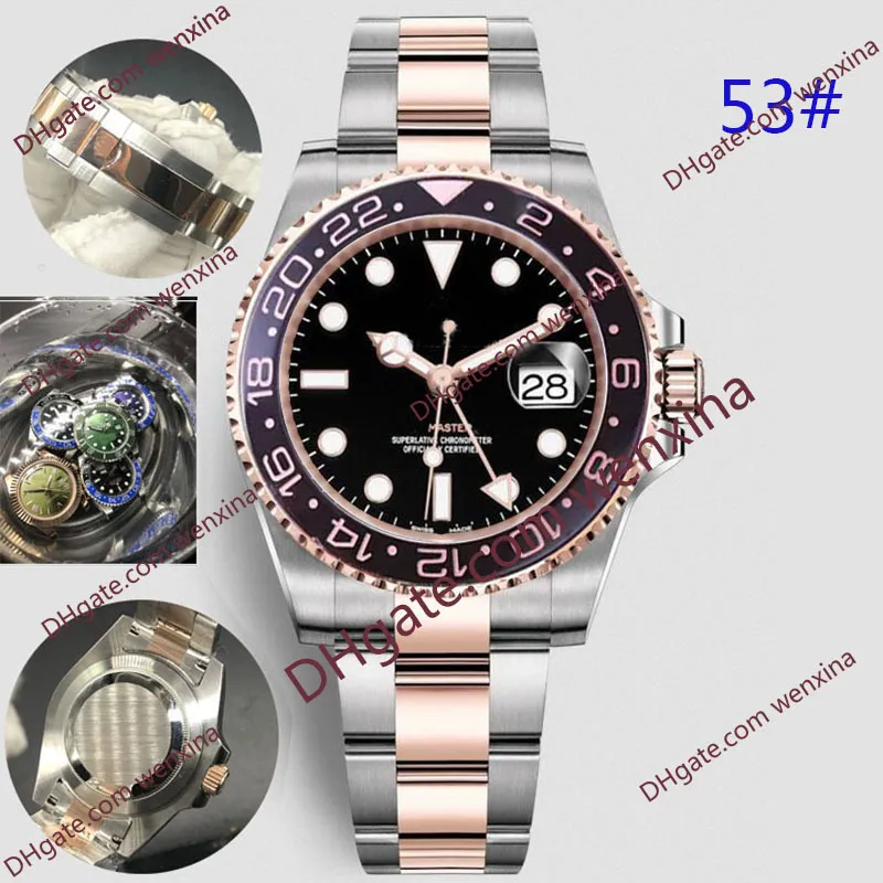 Kalite Spor İzle 40mm Pointer Ayrı Mekanik Otomatik 2813 Paslanmaz Çelik İzle Montre De Luxe Su Geçirmez ME263A