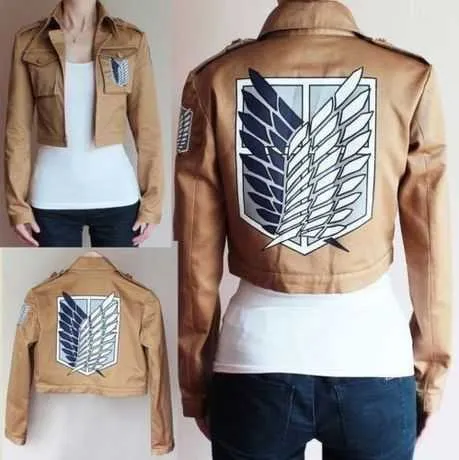 Anime Angriff auf Titan Jacke Shingeki No Kyojin Jacke Legion Cosplay Kostüm Jacke Mantel Jede Größe Hohe Qualität Eren NEU S-XXL Y0903