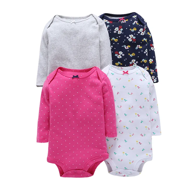 2019 new born baby costume cotton long sleeve cartoon rompers set toddler baby boy girl pajamas spring autumn bebes clothes Q02019024051