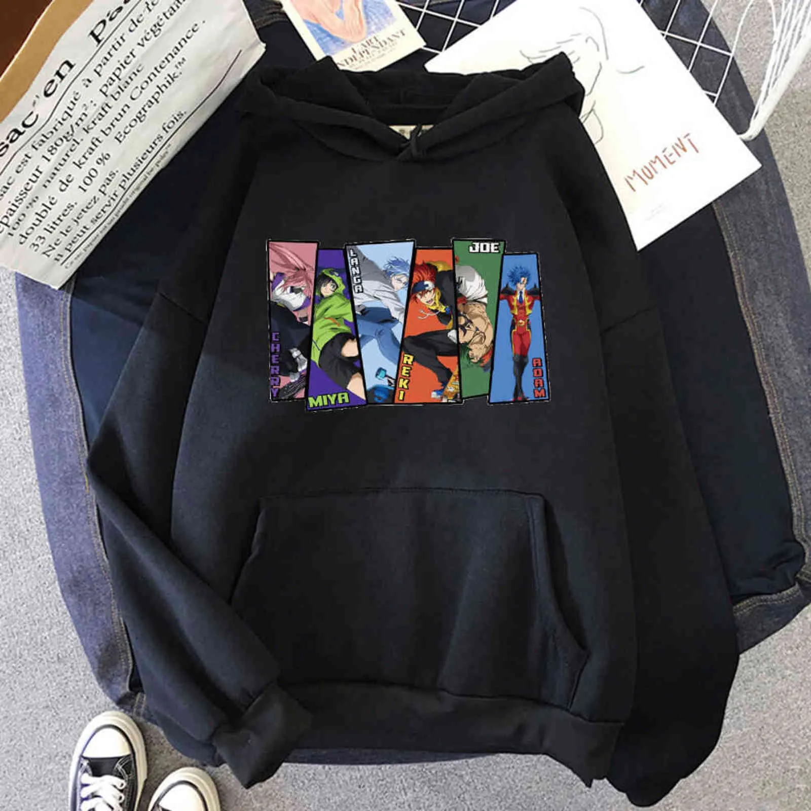 Sweat-shirt SK8 pour femme The Infinity Langa Hasegawa Hoodie Esthétique Reki kya Hoodies Skateboard Streetwear Anime Vêtements Tops Y211122