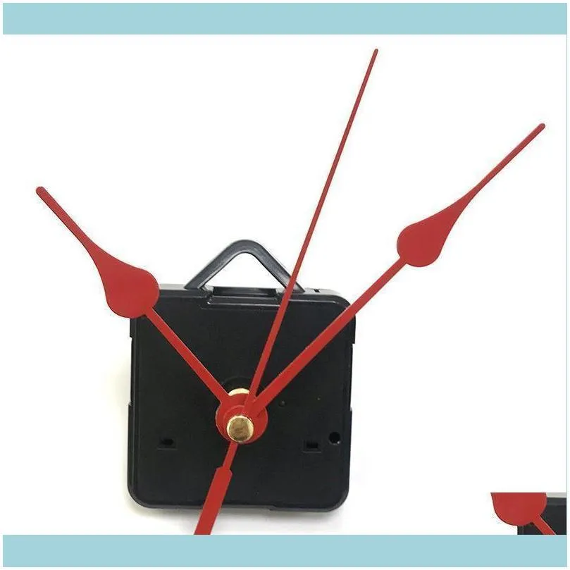 Home Clocks Diy Quartz Clock Movement Kit Black Clock Accessories Spindle Mechanism Repair With Hand Sets