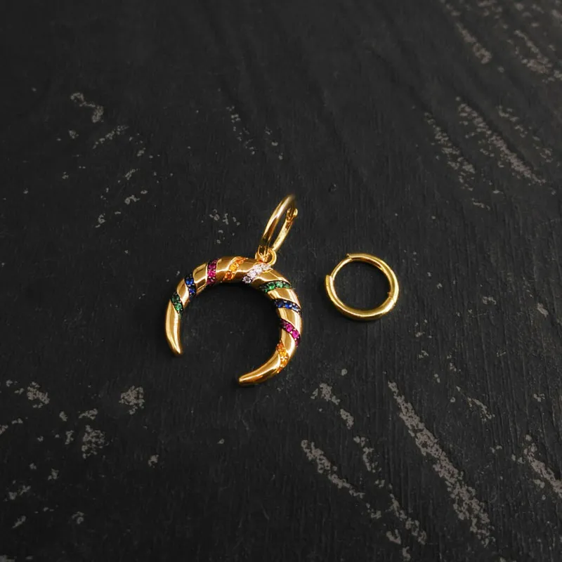 Amas – boucles d'oreilles multicolores en argent S925, copie de charme 1:1, avec formes géométriques, marque de luxe pour femmes, bijoux Monaco
