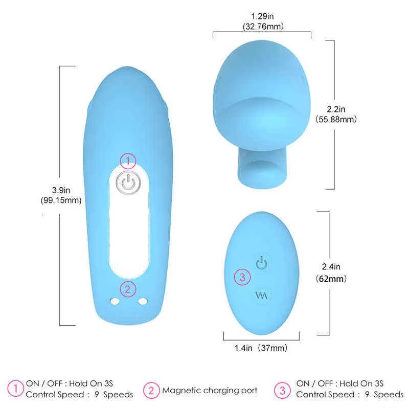 Nxy Vibratori g Spot Mini vibratore a distanza Giocattoli adulti del sesso donna Potente doppia farfalla Stimolatore vibrante del clitoride Mutandine Vibe Shop 0105