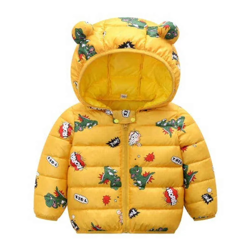 Giacche natalizie ragazze Ragazzi invernali bambini Cartone animato caldo Capispalla con cappuccio Autunno Baby Kids Toddler Vest Cappotti Abbigliamento bambini 211111