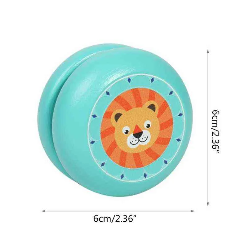 K5DD Lovely Yo Ball Toys Yoyo educativo bambini bambini principianti con corde Yoyo Bomboniere Regali G1125