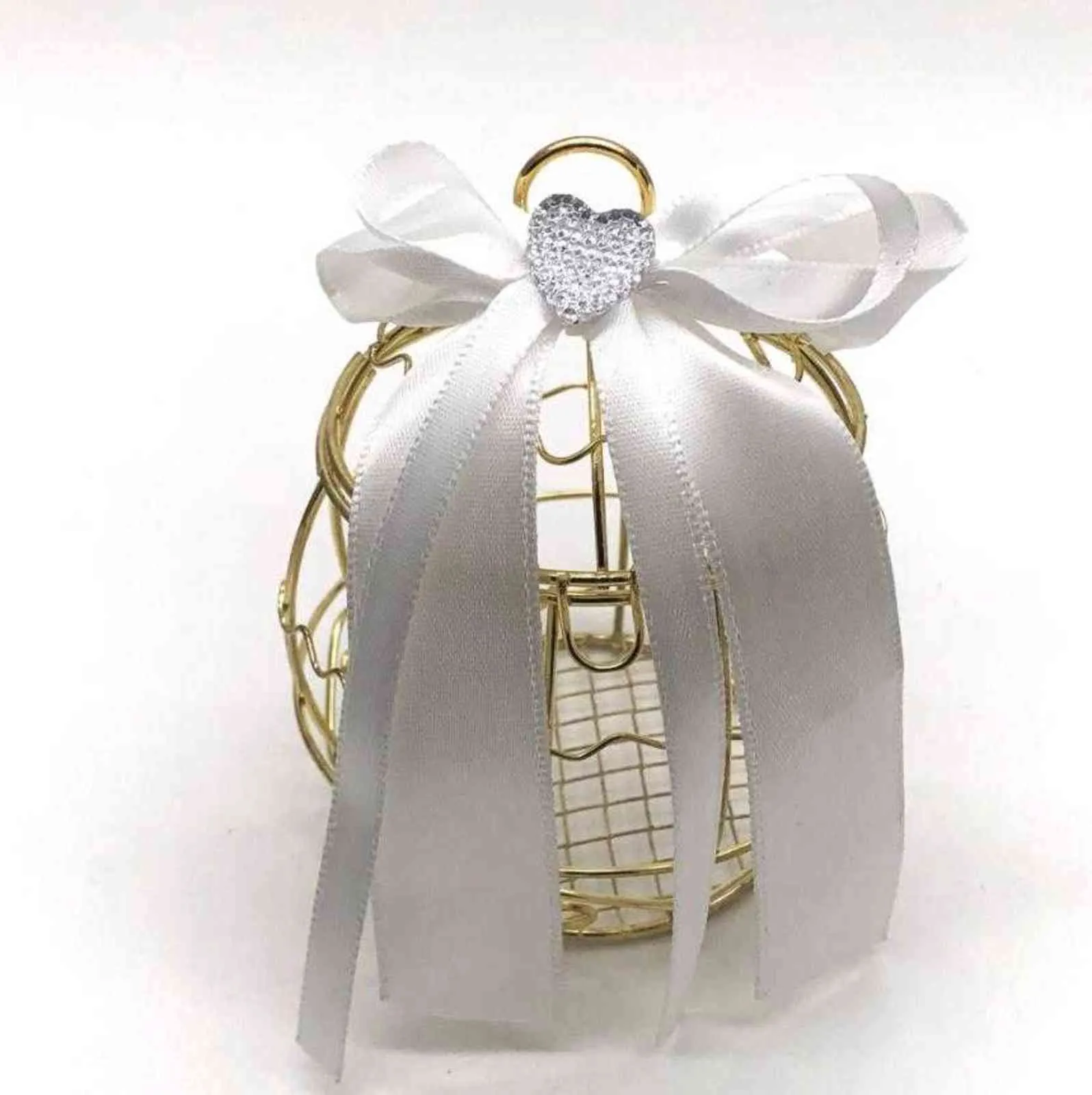 Mini Metal Gold vintage rétro Bird Cage Cagas Candy Boîtes Baby Shower Favor Boîte-cadeau pour les invités Souveniture d'anniversaire 2111084813162