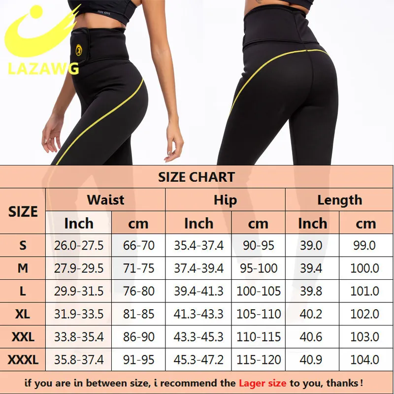 Lazawg Women's Neoprene Sauna Slimming Pants Gym Workout Thermo Sweat Sauna Capris Leggings Body Shapersウエストトレーナーパンツ220307