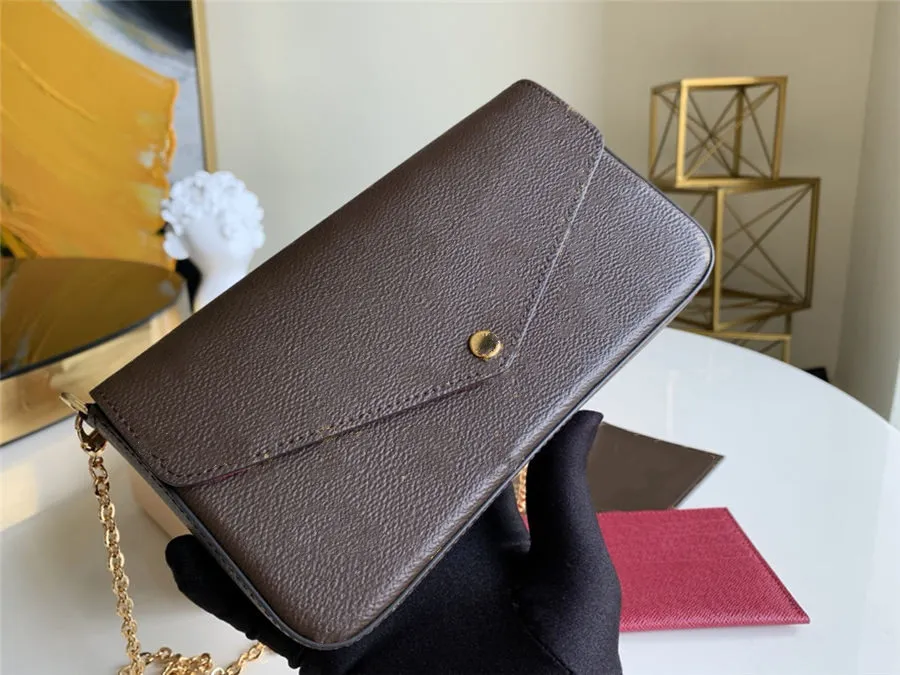 2021 Women hand bags Shoulder Quality Genuine Leather Purses Messenger Female classic wallet With box Small Tote Crossbody Bag271h