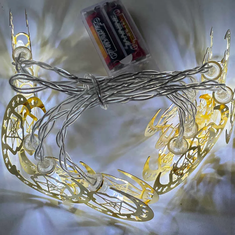 60 centimetri di betulla LED luce Ramadan decorazioni la casa EID Mubarak albero artificiale Kareem decorazioni di nozze luci casa luce domestica regalo 210610