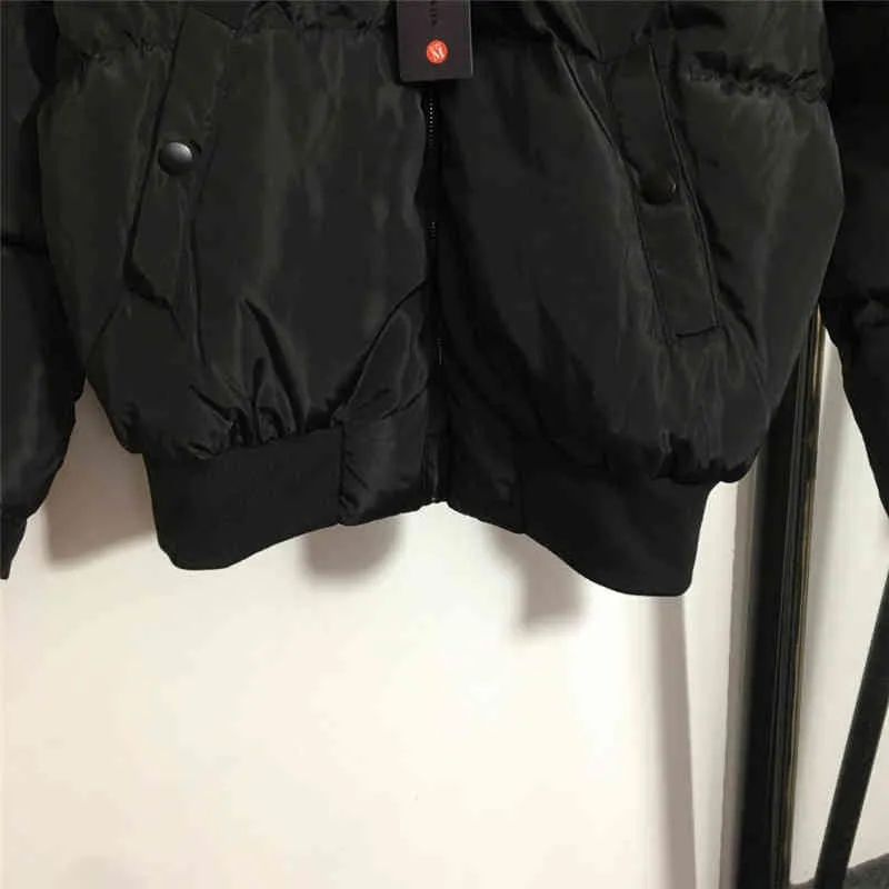 Cotton Jackets Coat Parka Arm Pocket Jacket Fashion Women Overcoat Down Tight Winter Coats With Sleeve Mini Bag