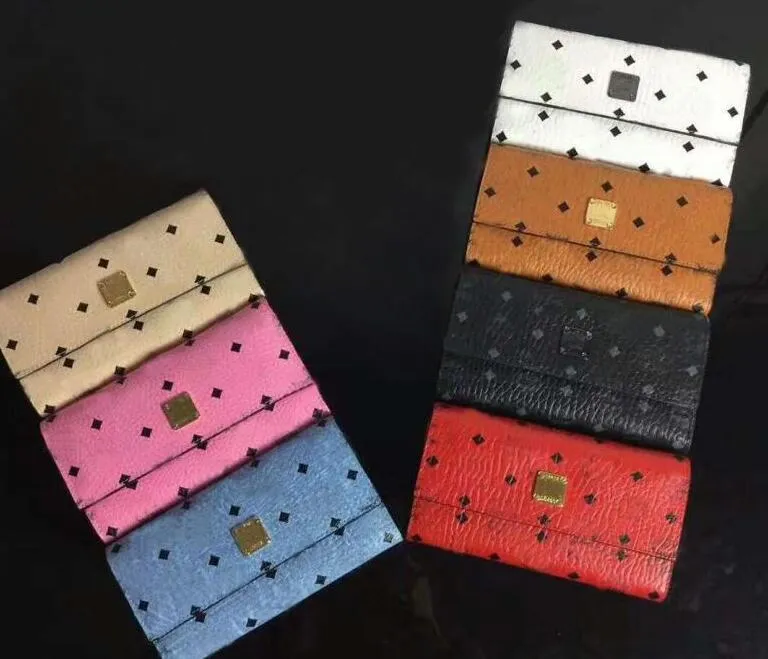 Hochwertige Mode Frauen und Männer Geldbeutel Brieftasche Mix Leder Designer Kreativitätskartenhalter Brieftaschen 8003230J