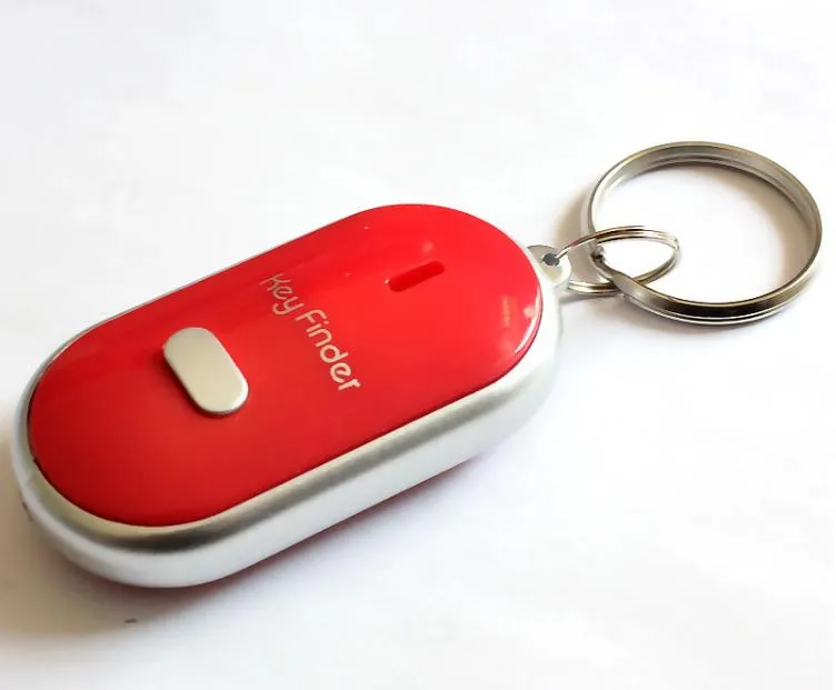 PARTA FAVE Whistle Sound Control LED Klucz Lokator Lokalizator antygrezyjnego łańcucha kluczy Klucz Chaveiro Prezent3326