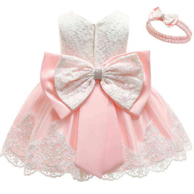 1-1-Baby Dress Lace Flower Christening Gown