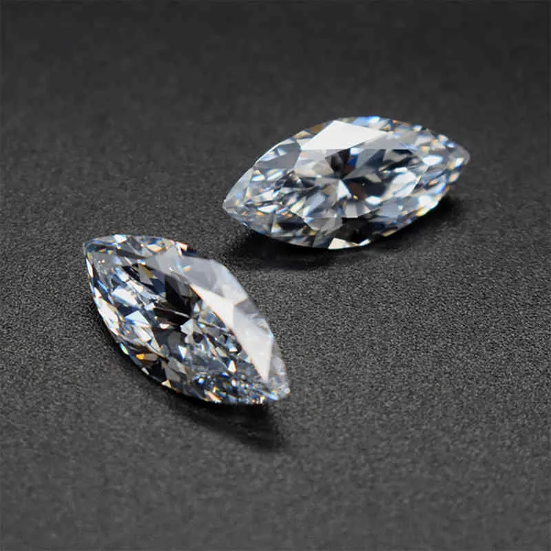 Pierres précieuses en vrac diamant 0.2ct à 3ct D couleur VVS1 marquise coupe pierre testeur Moissanite avec certificat Gra gemmes