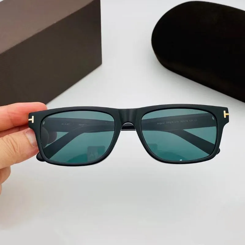 Sunglasses TF678 Rectangle Men 2021 Luxury Designer Brand Sun Glasses Strong Acetate Thick270g