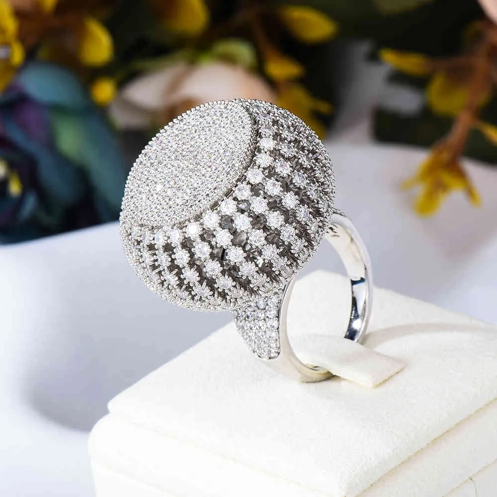 KellyBola – bague de luxe en zircone cubique pour femme, Bijoux haut à la mode, accessoires de haute qualité, tendance 2021