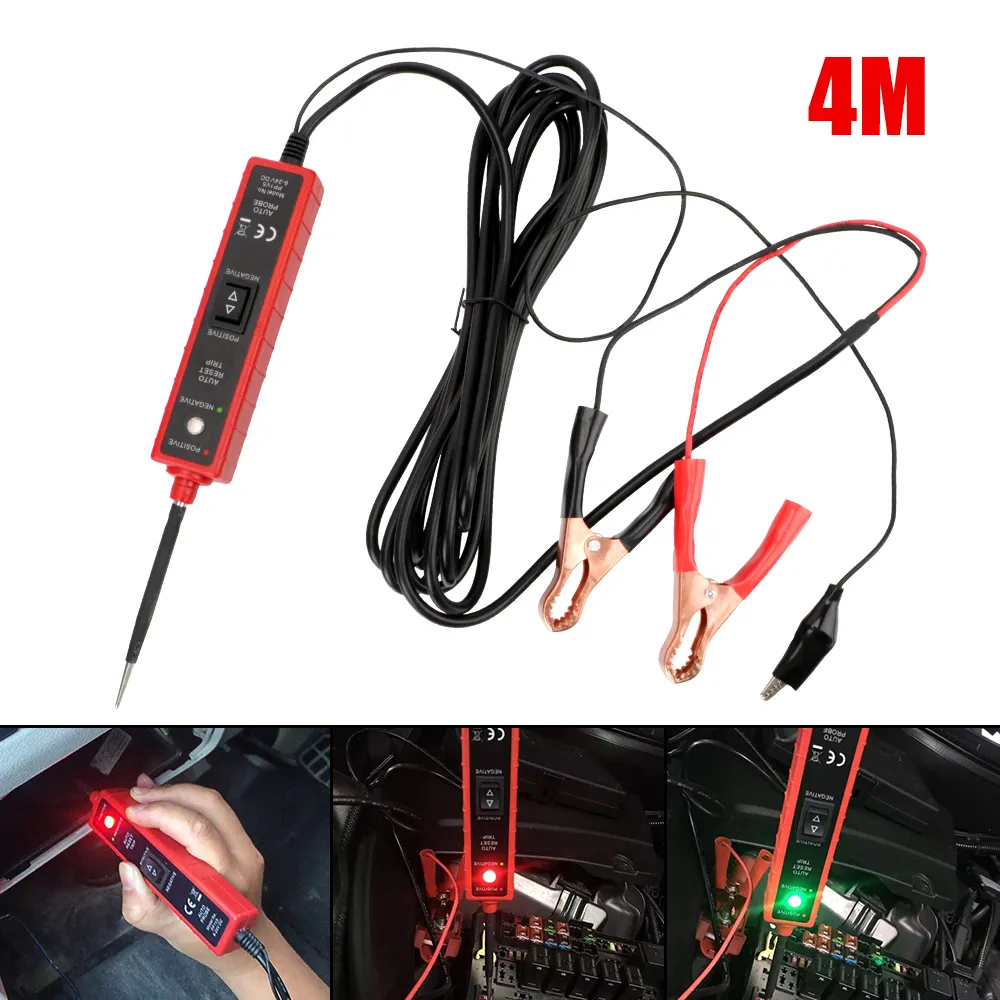 Multifunctional Car Circuit Tester Electrical System Diagnostic Tool Auto Power Scan Probe Pen Voltage Test LED Light266Q