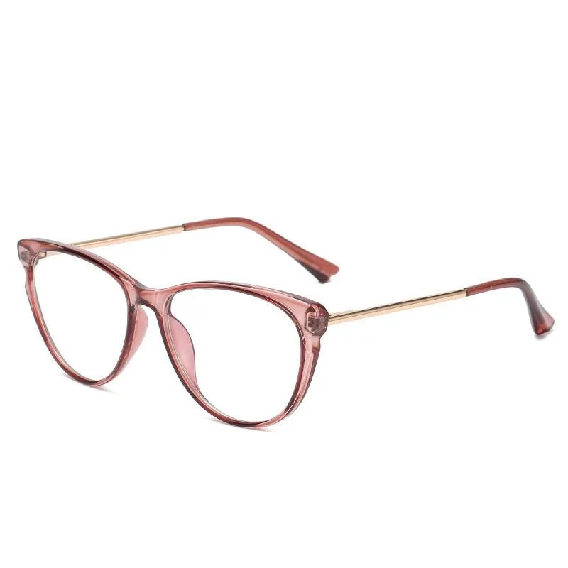 Sunglasses 49769 Plastic Titanium Anti Blue Light Retro Cat Eye Glasses Frame Men Women Optical Fashion Computer Eyeglasses317O